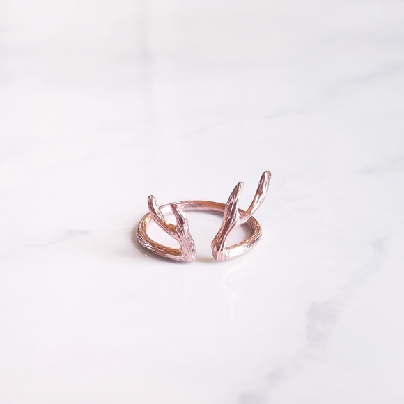 Jewelry - Antler Ring in Rose Gold